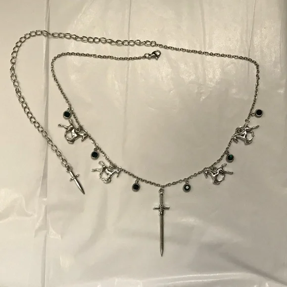 Éowyn's Necklace Lord of the Rings Warrior of Rohan Handmade Necklace, Sword - Picture 13 of 16